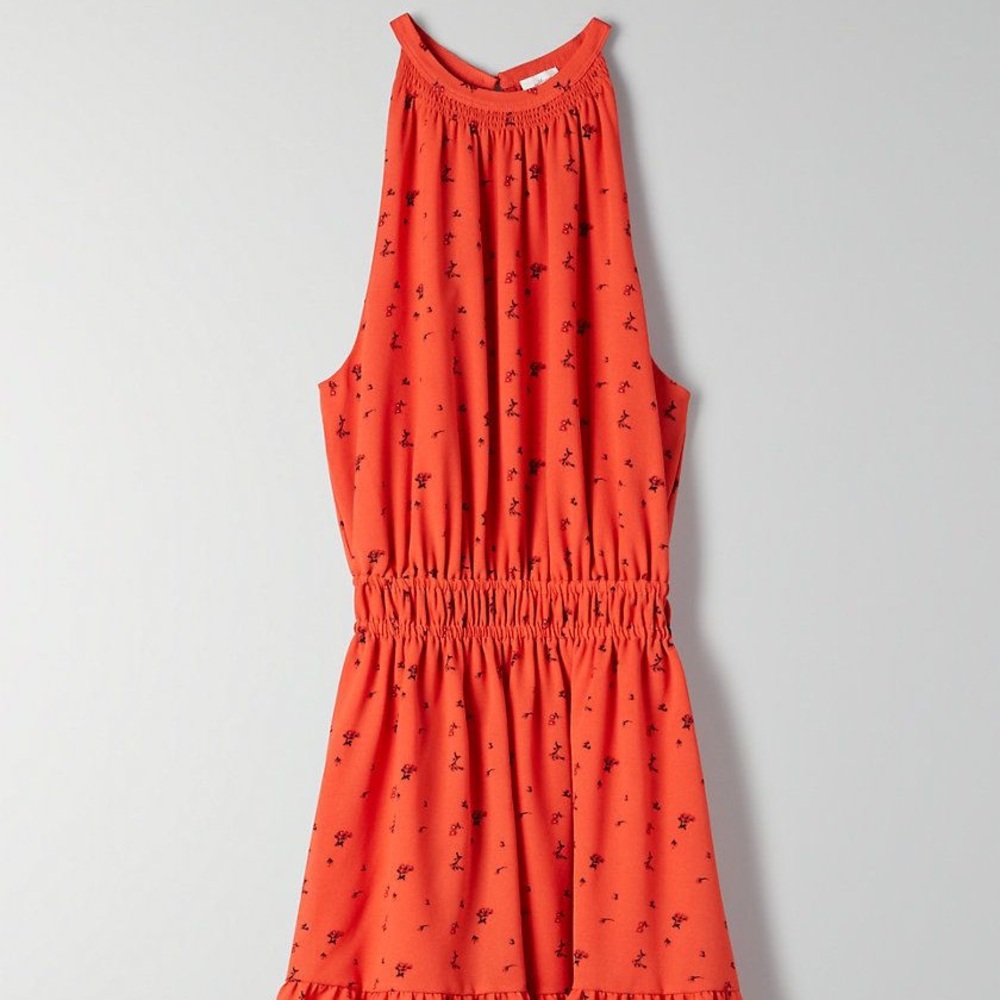 Aritzia Wilfred “Effet” Mini Floral Dress